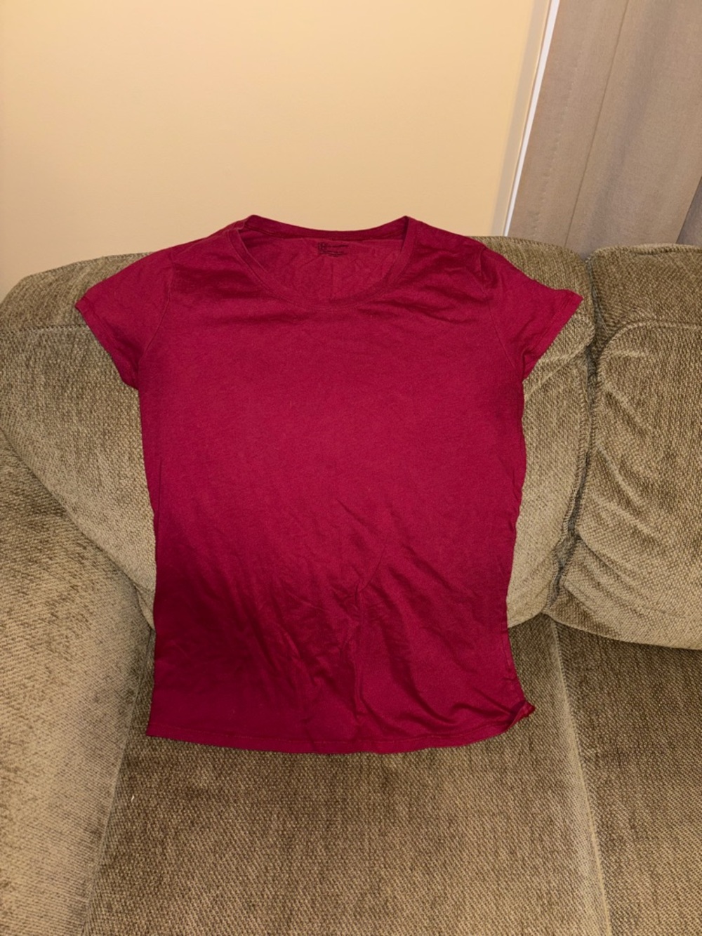 NOBO Short Sleeve Crewneck Tee in Burgundy